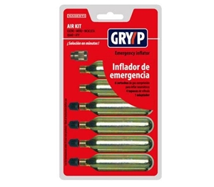 Picture of CO2 cylinders six-pack